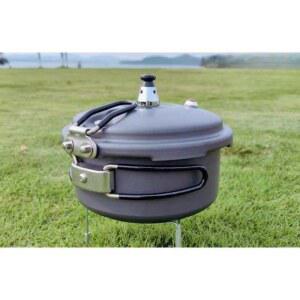 캠핑압력밥솥 피크닉 휴대용 야외 18CM 압력 캠핑용 유도 2L 단일 내경 2인용 스토브