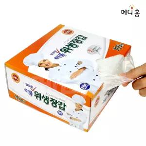 이쿡 알뜰형 위생장갑(700매) 1회용 다용도 비닐장갑 / 폴리글러브