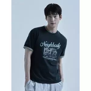 [롯데백화점]폴햄 공용 20수 코튼 그래픽 반팔티 PHG2TS3210