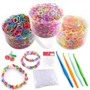 룸밴드 고무밴드뜨개질 룸밴드공예 팔찌만들기-통포장