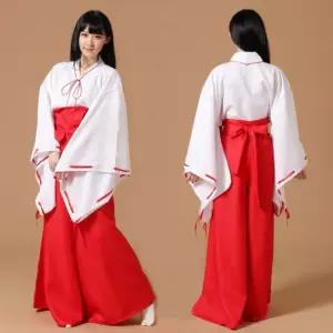 이누야샤 무녀복 코스프레 옷 가영이 의상 금강 애니 페스티벌룩 졸사컨셉 금강코스프레 저가코스프레 반티