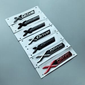 BMW X1 X3 X4 X5 X6 X7 로고 스티커 크롬 무광 유광 블랙 레드 신형 XDrive 구형 XDRIVE 펜더 트렁크 ABS