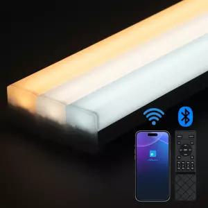 LED IOT T7 티로드 상가 레일조명 색상변환 디밍 밝기조절 블루투스 플리커프리 식탁 거실 주방 일자레일 조명등 인테리어