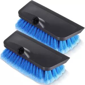 태양광 패널 자동차 RV 트럭 보트 주택 외관(파란색)을 위한 10인치 소프트 브러시 청소기 헤드 고무 보호