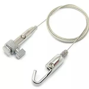 그림 와이어 천정용 고리 행거 액자 걸이 레일 벽체용 잠금용 거치대 벽걸이 크롬 아연 후크 벽면 합금