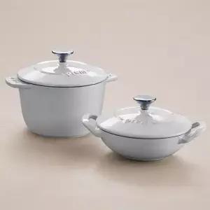 프렘 라이트 그레이 16cm무쇠냄비 2종 (택1)