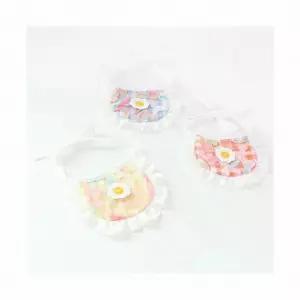 반려동물 레이스 턱받이 강아지 고양이 애견 스카프 산책 케이프