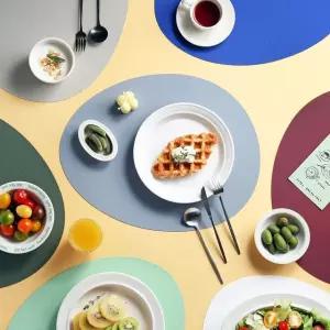 안심사용! [1+1] 마리포사 두아 양면 실리콘 식탁매트 (총2P)