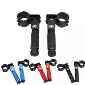 오토바이 부품 범용 쌍 CNC 알루미늄 페달 접이식 발판 Footpeg Mopeds 카트 스쿠터 자전거