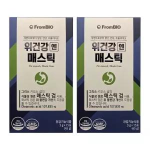 위건강엔 이병헌 매스틱껌 매스틱가루 메스틱검 메스틱정 매스틱정 2박스 MJ