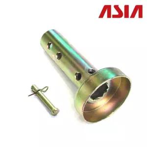 아세아 관리기 차륜 튜브 축 육각 150mm/소형/신형/차축핀 각1개