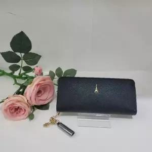 엘레강스파리 M백화점 유니크한 장지갑 여성 천연 소가죽 장지갑 BOSW02G-A