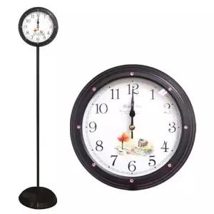 [골드스마일]핑크큐브 인테리어 홈 리빙 스탠드 데스크 테이블 시계 골든벨시계