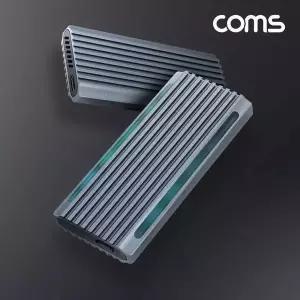 [골드스마일]TBZ Coms M.2 NVMe NGFF SSD 외장하드 케이스 원터치분리 RGB LED USB 3.1 Gen2