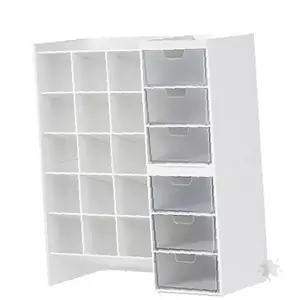 책상위 문구류 화장품 액세서리 분리 보관 칸막이형 서랍 조립식 적층 수납장