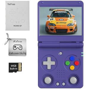 ANBERNIC RG34XXSP IPS 4인치 플립 디자인 콘솔 게이밍 레트로 U2013