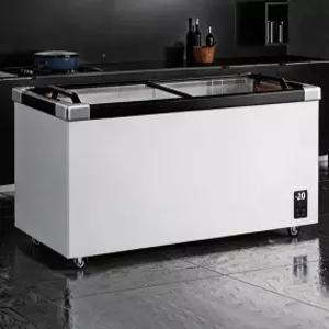 상업용 대용량 냉장고 투명 유리 냉동 냉장 진열장 캐비닛 업소용 대형 김치냉장고