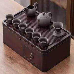 찻상 다도테이블 거실 세트 티 전통 다과상 미니 한국식 원목 좌식