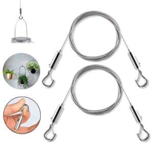 조절 가능 자동 와이어 로프 스프링 후크 빨랫줄  걸이 솔루션 시스템 서스펜션 코드 스테인리스 스틸 케이