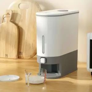 [키친아트]키친아트 10KG 대용량 쌀통/원터치 보관/NK