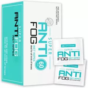 안경 쌍안경 페이스 쉴드 스키 마스크 또는 수영 고글용 옵티팩 안티포그 물티슈 사전 보습 청소용 렌즈