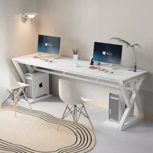 인용 컴퓨터 책상 게이밍 커플 PC방 사무용 올화이트 00x60x76cm 서재