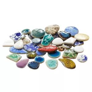 타일 자재 믹 공예 유리 벽 모자이크 수제 장식품 DIY 100g