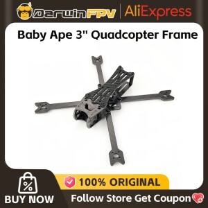 DarwinFPV Baby Ape 3 인치 142mm 휠베이스 드론 Quadcopter 프레임 키트 탄소 섬유 암 1104 4300KV 모터 L