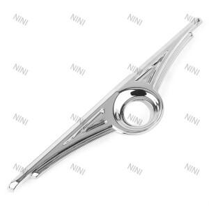 [호환품]혼다 호환 골드 윙 GL 1800 2001- Goldwing 뒷 트렁크 키 홀  크롬 ABS 장식 부품 용 바이크 오토