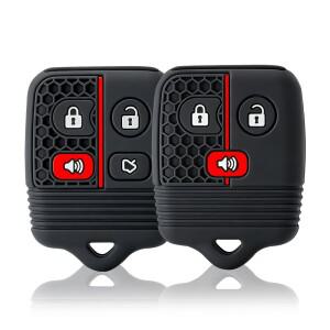 3/4 버튼 실리콘 자동차 리모컨 키 케이스 포드 호환 포커스 컴플리트 이스케이프 머스탱 익스플로러 링컨