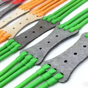 전문가용새총 고무줄 사격용품 라텍스 세트 퇴치