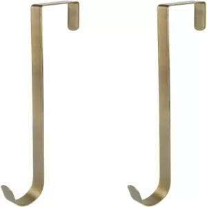 노게일 2팩 12인치 헤비 듀티 브론즈 메탈 도어 화환 걸이 20파운드 용량 크리스마스 장식 배낭 핸드백