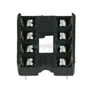 8 핀 DIP IC 소켓 어댑터 솔더 타입 피치 듀얼 와이프 접점 아두이노 보드 모듈용 10 개