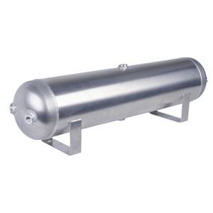 5갤런 알루미늄 6개 1/4 NPT 홀 에어 실린더 탱크 공압 서스펜션 시스템 튜닝 차량 부품