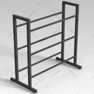 볼링공 3단 선반 매장용 스탠드 랙 진열대 볼링장