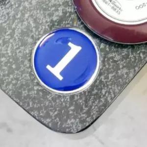 [문구/오피스] 파랑 1-50 원형 번호스티커 숫자안내판 테이블번호