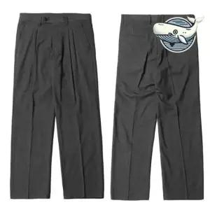 남자슬랙스 스판 기모 남자 와이드 슬랙스 그레이 정장팬츠