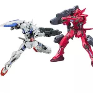 프라모델 Gunpla Astraea 빨간색과 흰색 HG 1/144 일본 로봇 애니메이션 모바일 슈트 건담 퍼펙트 그레이드
