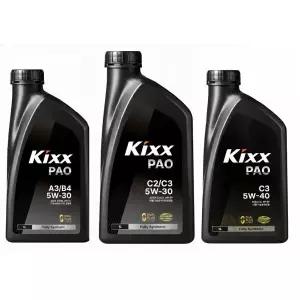 GS칼텍스 Kixx PAO 5W30 C2 C3 5W30 C3 5W40 클린 킥스 파오 합성엔진오일 1리터