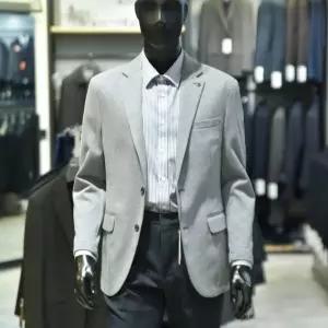 [BY파크랜드]봄 레귤러핏 잔패턴 져지 스판 자켓