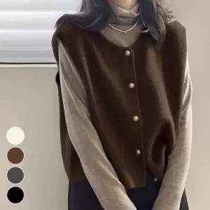 [라일리여성의류] Rly 빅사이즈 여자조끼코디 패딩 여성조끼코디