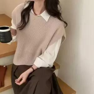 [라일리여성의류] Rly 박시핏 패딩 빅사이즈 조끼 루즈핏 겨울