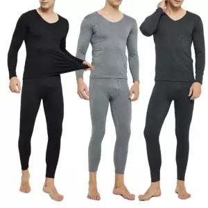 [라일리여성의류] Rly 얇은 기모 양복 남성 내복 내의 상하 세트