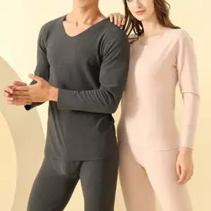 [라일리여성의류] Rly 심리스 발열 남자 여자 얇은 내복 내의 세트