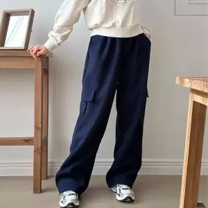 [라일리여성의류] Rly 여성 골덴 카고 와이드 캐주얼 스트링 팬츠 바지