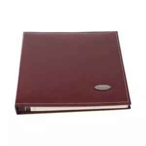 [문구/오피스] 가죽커버 접착식 앨범 와인