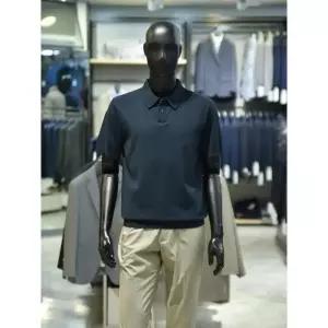 [파크랜드]오스틴리드 세이브존03 여름 솔리드 반팔 카라 니트 AWN26653 (47339361)