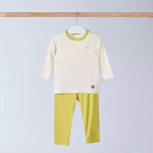 [달퐁]큐비앤맘 윈터 배색 피치기모 내의