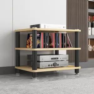 휴대용 미디어 저장 랙 게임 선반 오디오 AV 스탠드 코너 DVD CD 쉽게 조립 가능 프로젝터 플레이어 콘솔을