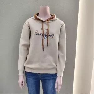 [꼼빠니아]배색 레터링 후드티 CADW0-WSL140_IC